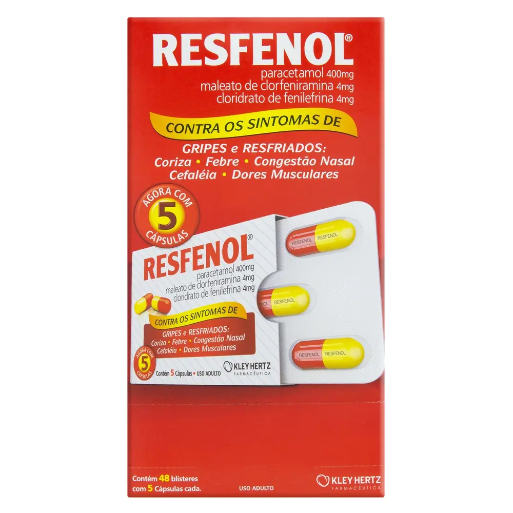 RESFENOL BLISTER 48 X 5 CPR HERTZ