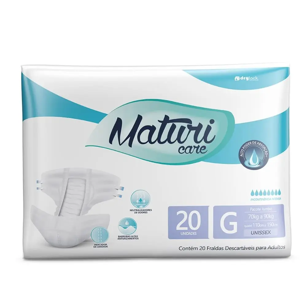 FRALDA MATURI CARE G 20 UNID