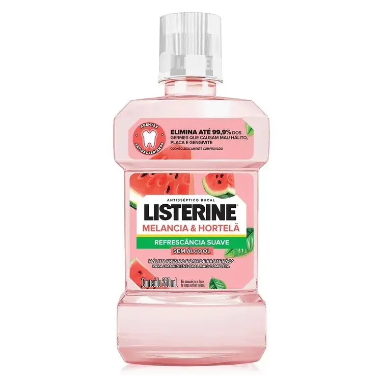 LISTERINE MELANCIA & HORTELÃ ENXAG BUCAL 250ML