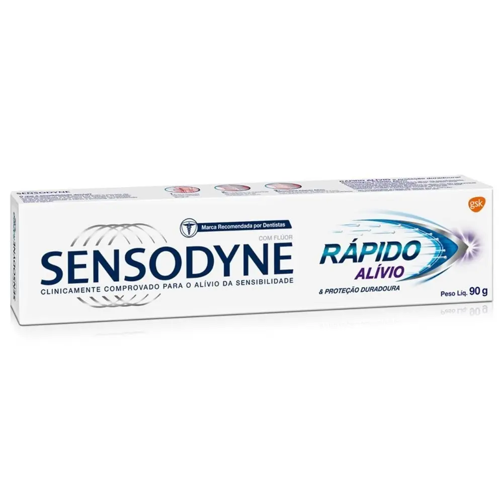 SENSODYNE CR DENT RAPIDO ALIV WHITE 90G SN