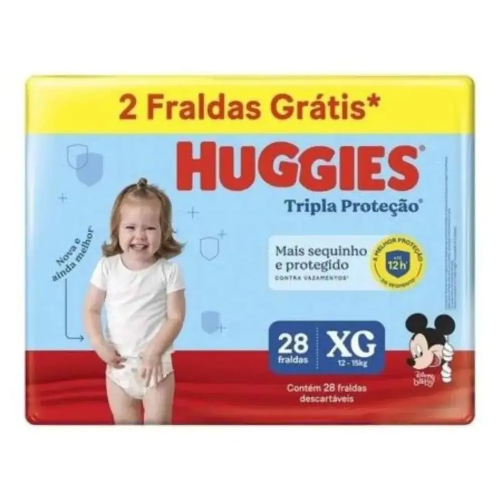 FRALDA HUGG TRP MEGUINHA XG 28UND