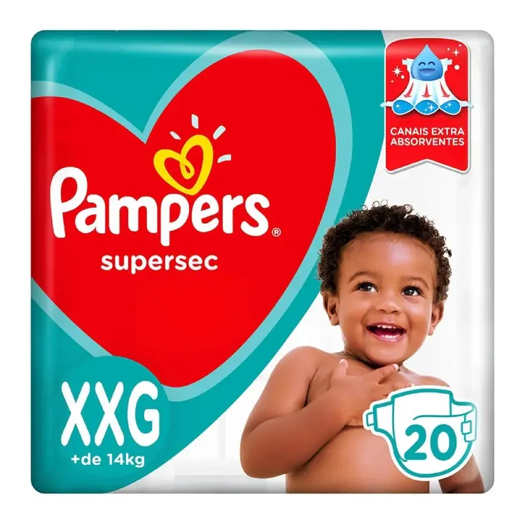 FRALDAS PAMPERS SS PTAO XXG C/20UN