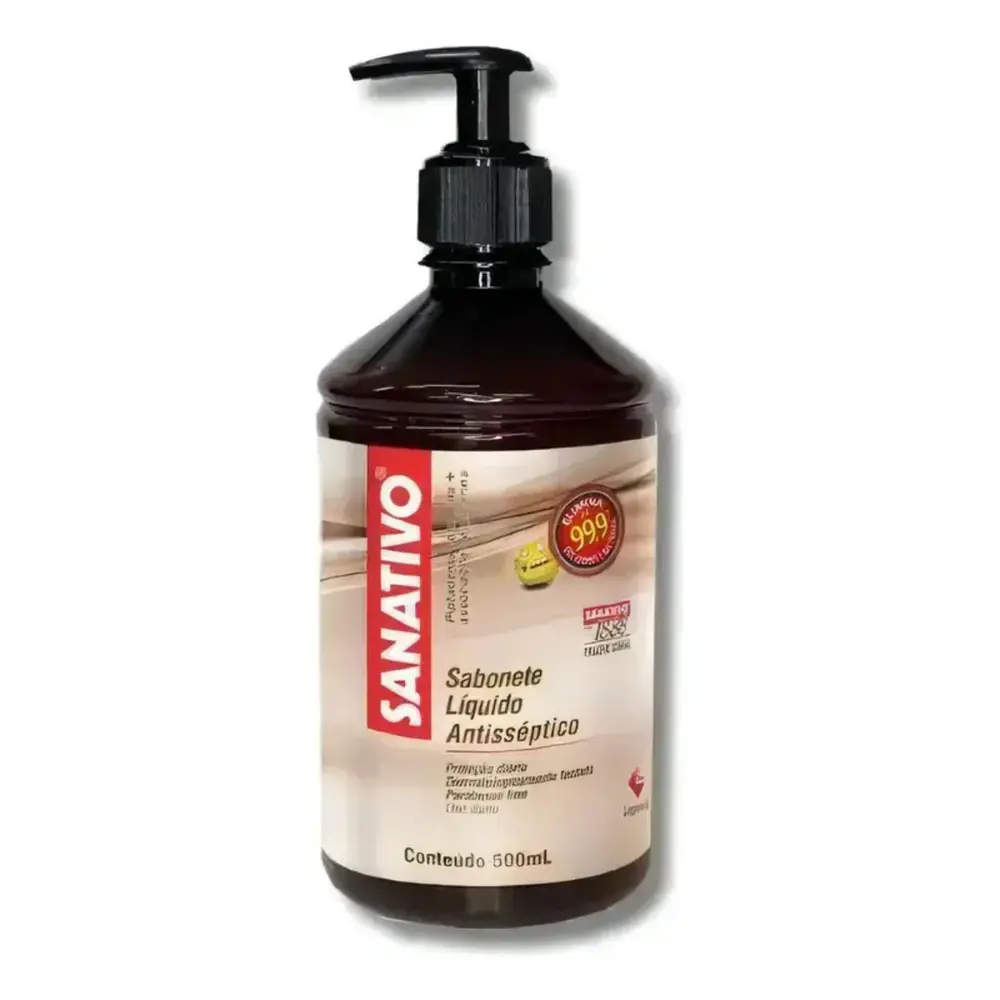 SANATIVO SABONETE LIQUIDO ANTISSEPTICO 500ML