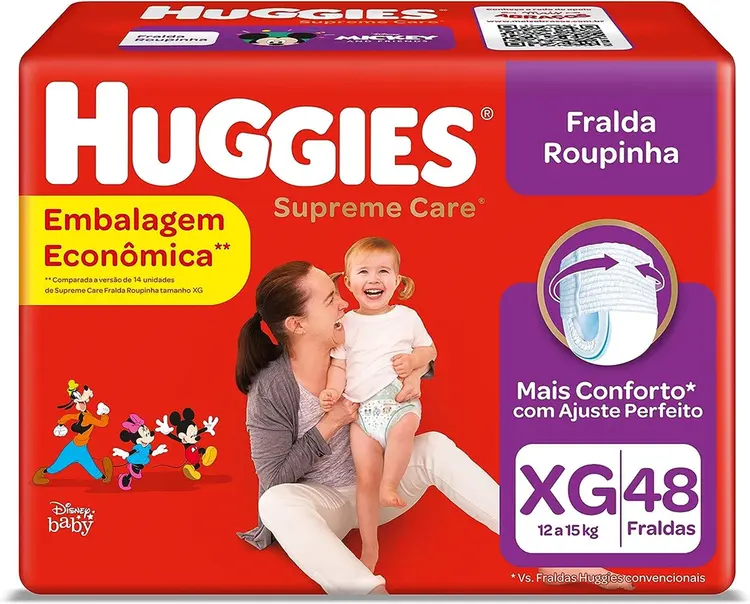 FRALDA HUGGIES SC ROUPINHA HIP XG/48 UND