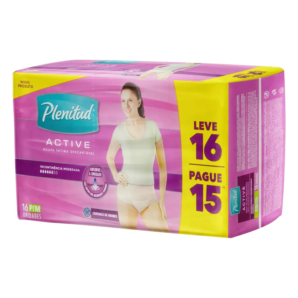 ROUPA PLENITUD ACTIVE FEMME P/M L16P15 UND