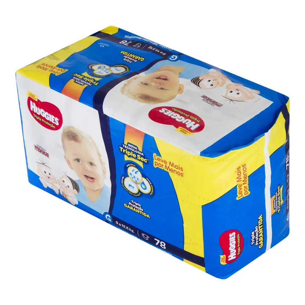 FRALDA HUGGIES T PROT HIPER G C/78