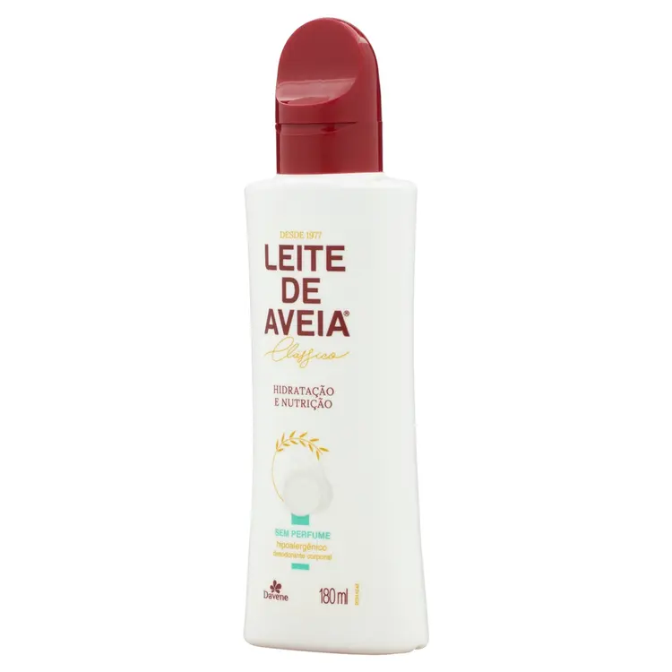LEITE DE AVEIA SEM PERFUME HIPOALERGENICO