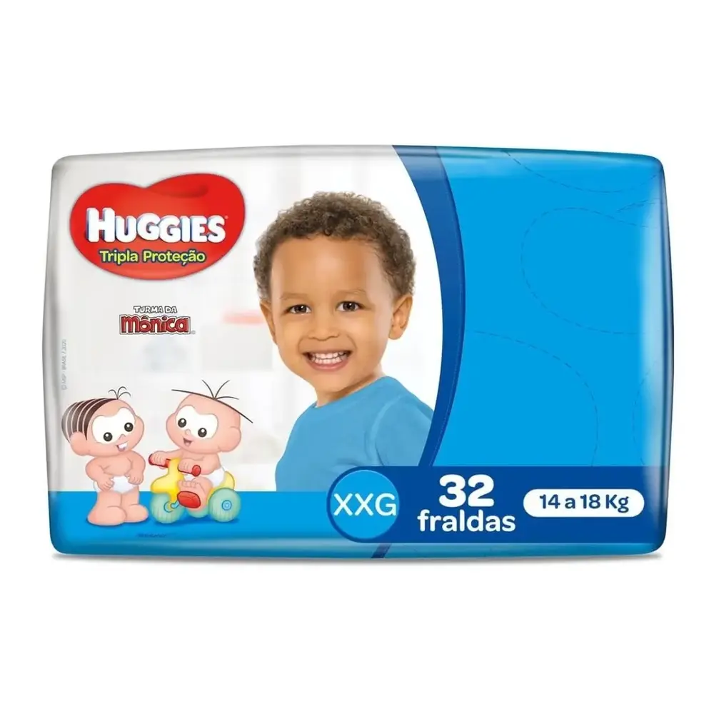 FRALDA HUGGIES T PROT MEGA XXG C/32 UND