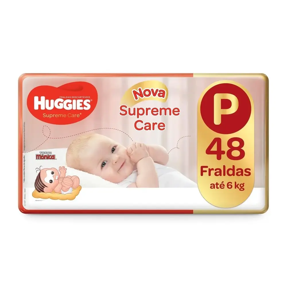 FRALDA HUGGIES SUPREME MEGA P C/48 UND