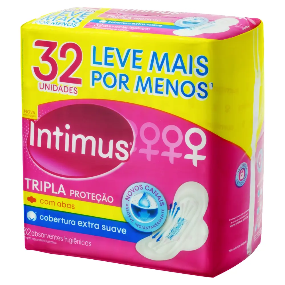 ABS INTIMUS TRIPLA SUAVE C/ABAS C/32 UND