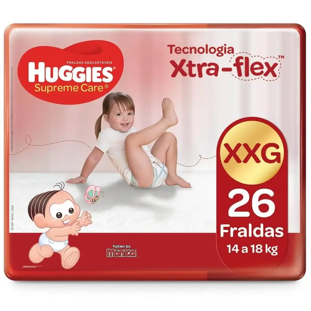 FRALDA HUGGIES SUPREME MEGA XXG C/26 UND