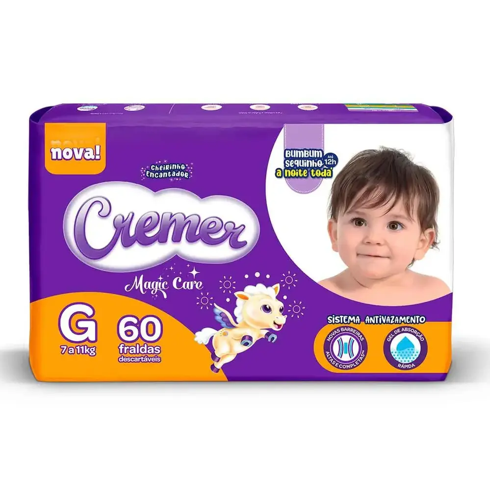 FRALDA CREMER DISNEY HIPER G C/60