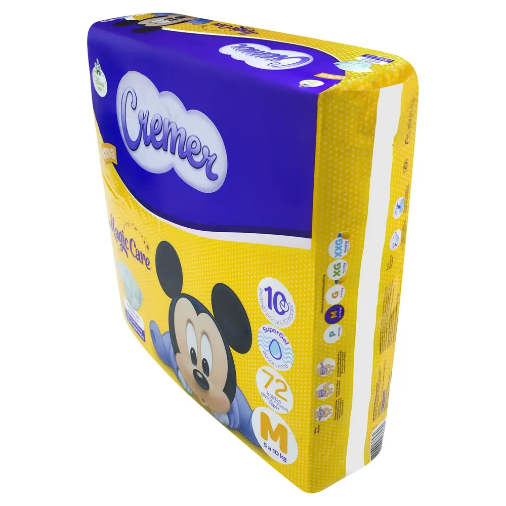 FRALDA CREMER DISNEY BABY HIPER M 72UN
