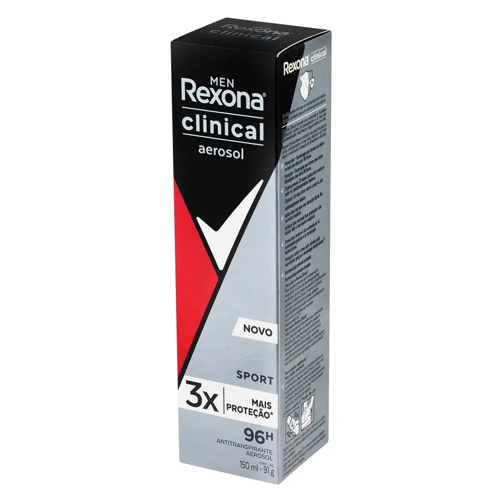 DEO REXONA AER CLIN SPORT M 150ML