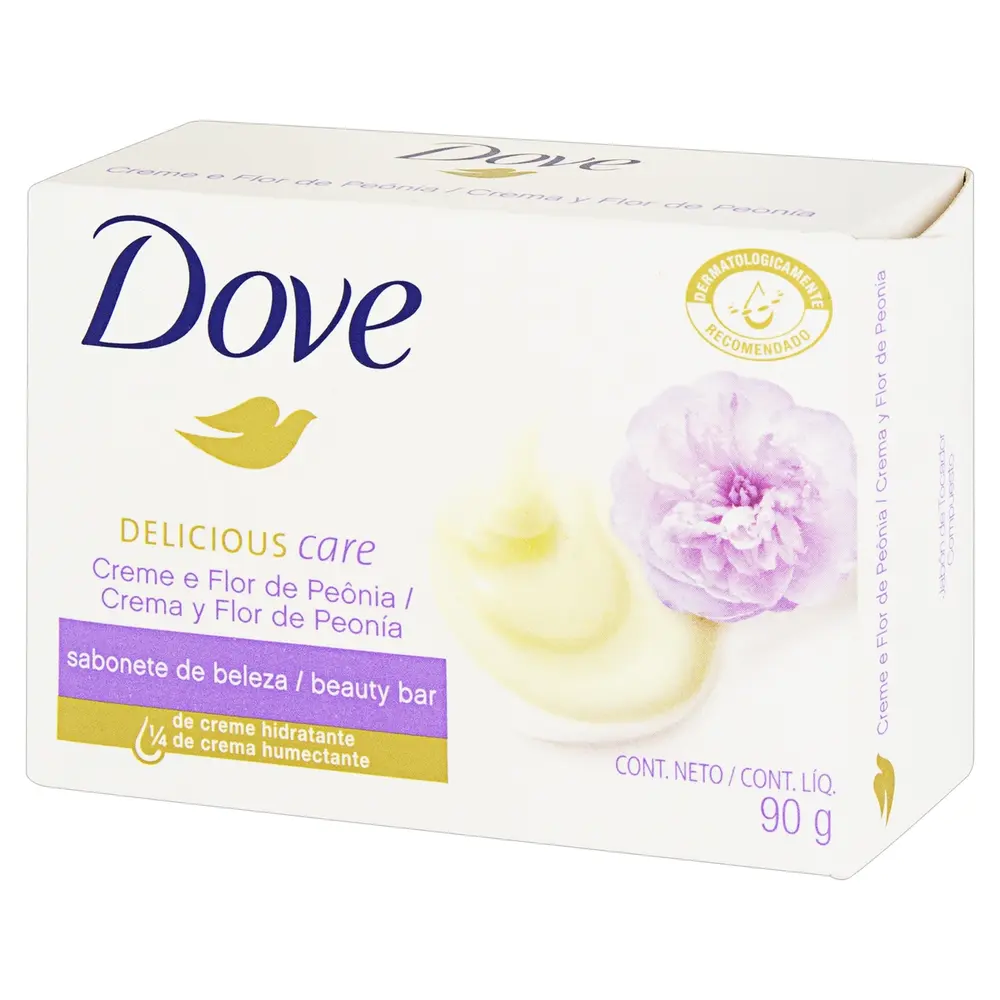 SAB DOVE LEITE FLOR PEONI 90G