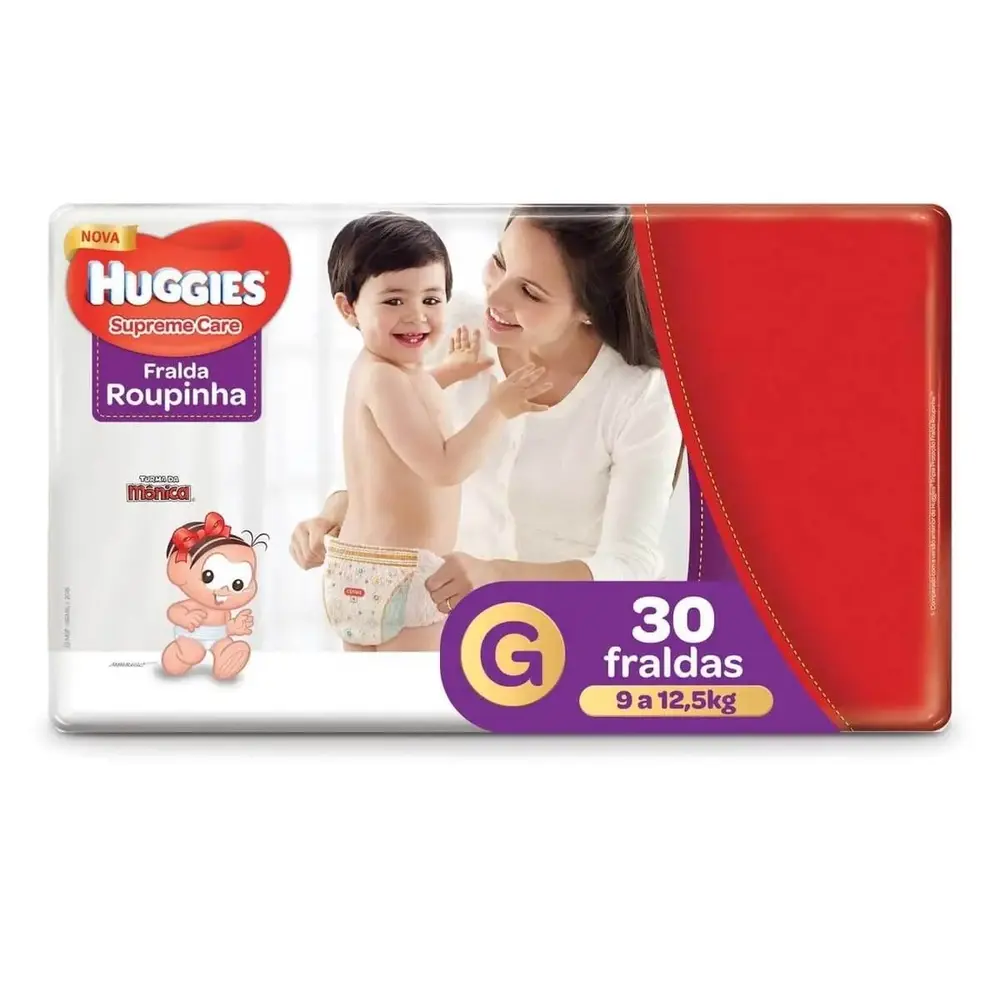 FRALDA HUGGIES SC ROUPINHA MEGA G 30