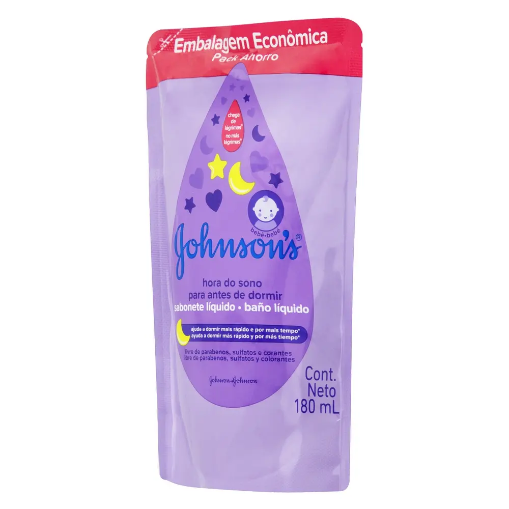 SAB J&J BABY LIQ REF HORA SONO 180ML