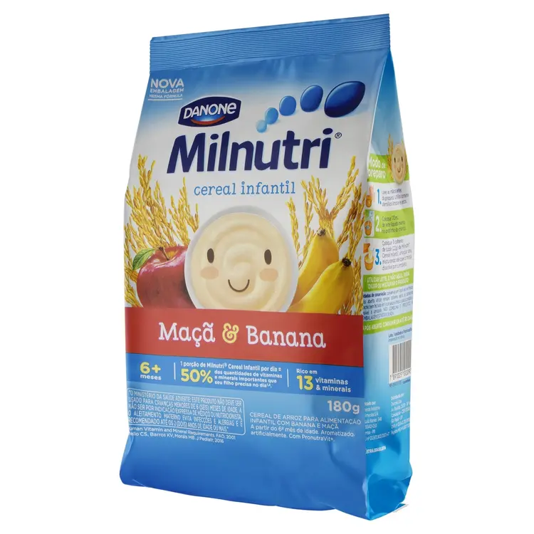 MILNUTRI ARROZ BANANA E MAÇA  180GR