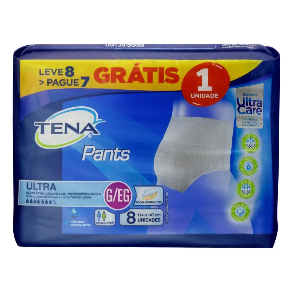 ROUPA INTIMA TENA PANTS ULTRA G/EG L8P7