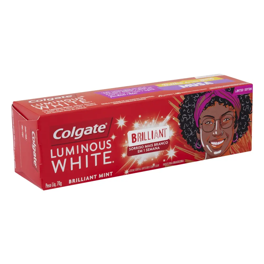 CR DENT COLGATE LUMINOUS WHITE 70G