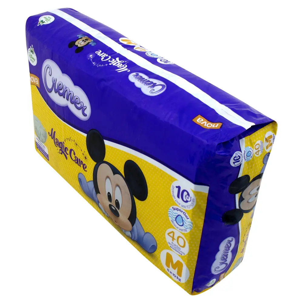 FRALDA CREMER DISNEY BABY TAM M 40 UND