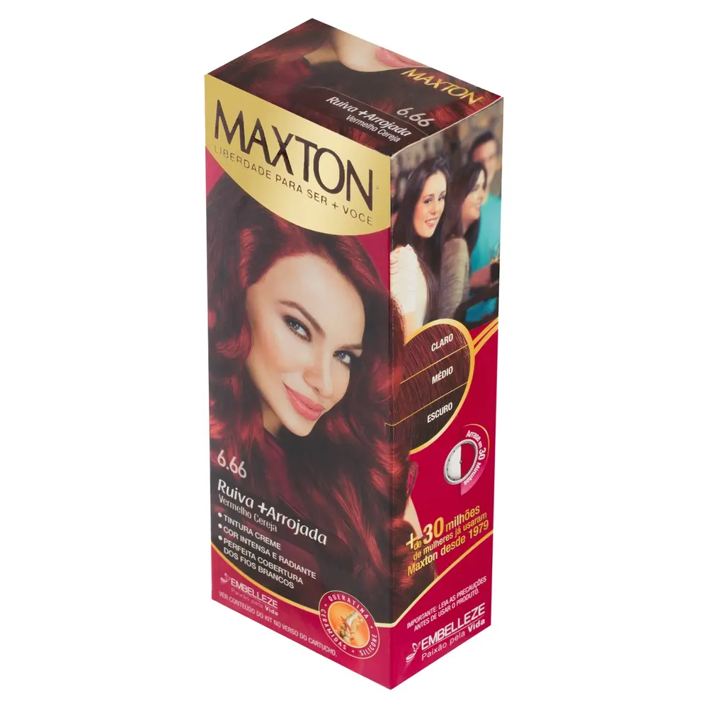TINTA MAXTON 6,66 VERMELHO CEREJA