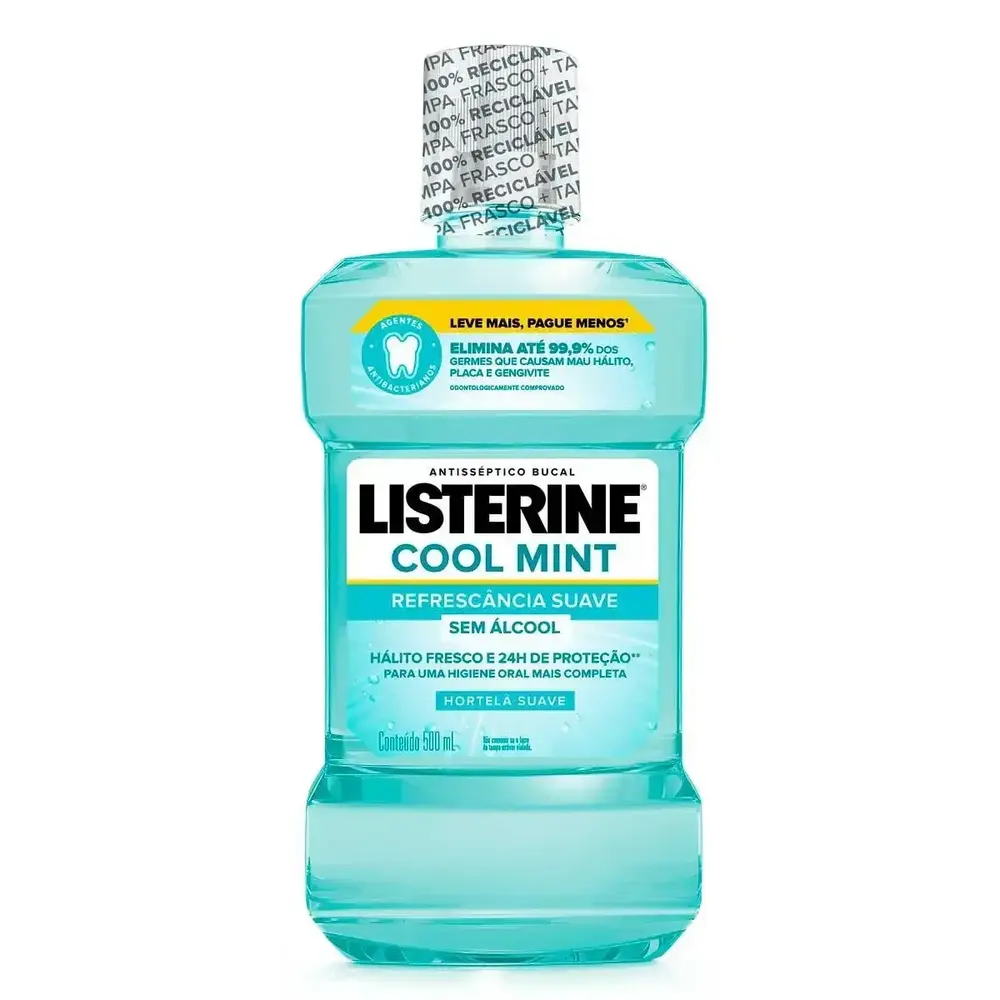 LISTERINE ZERO MEN SUAVE L500P350ML