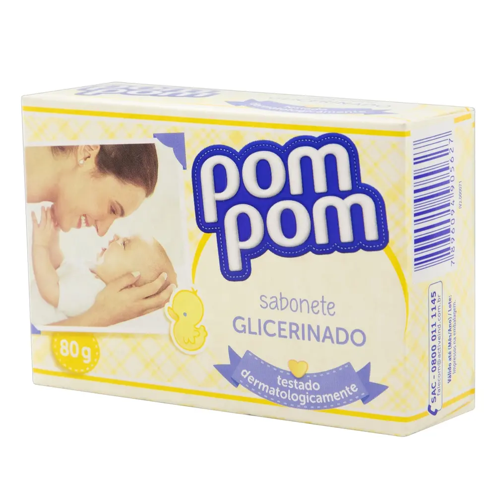 SABONETE GLICERINADO POM POM 80G
