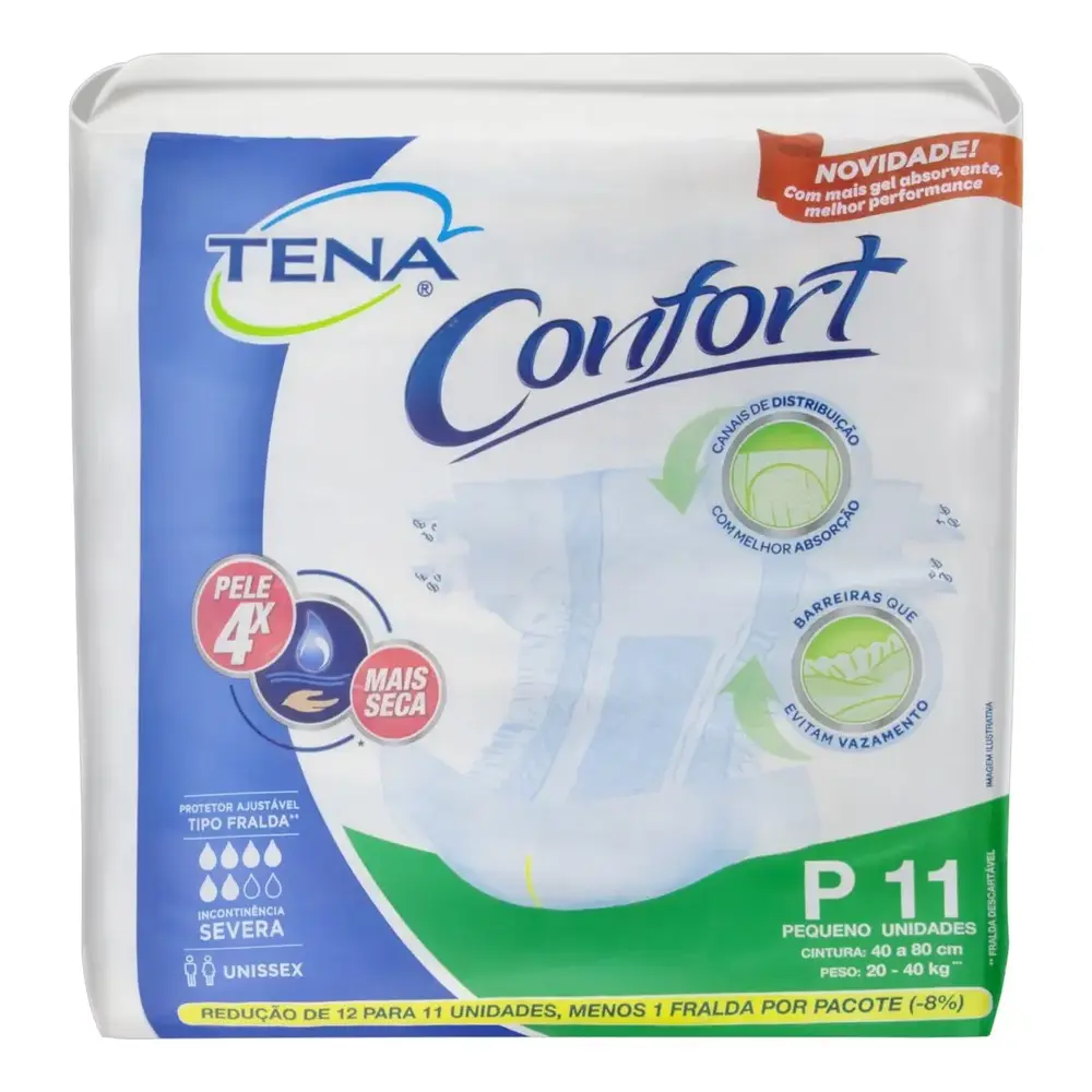 FRALDA TENA CONFORT P C/11