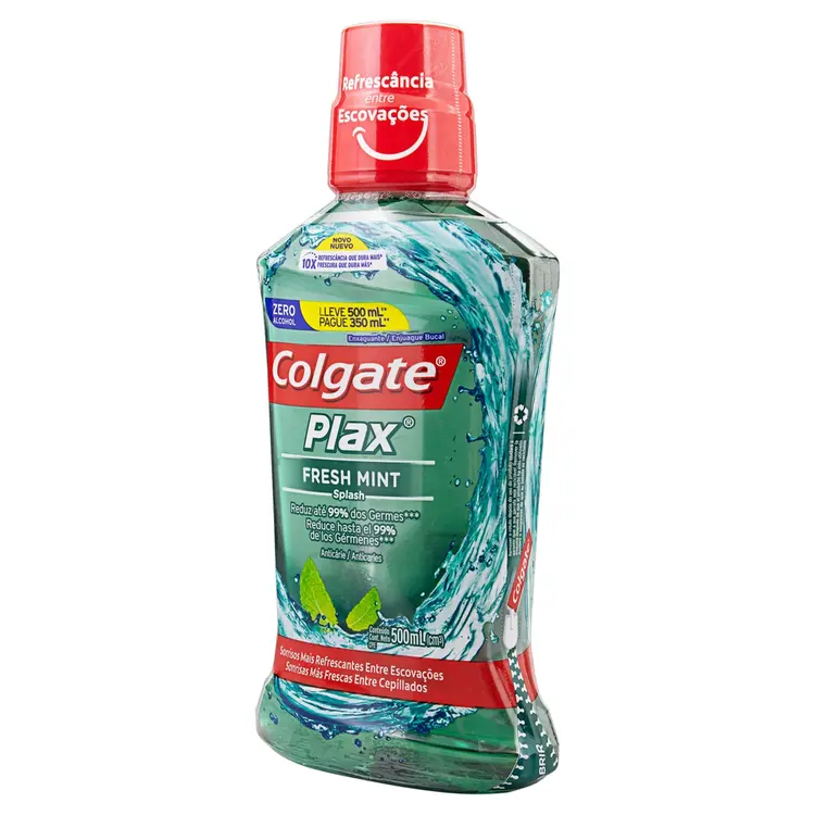 COLGATE  PLAX FRESH MINT ENXAG BUCAL 500ML