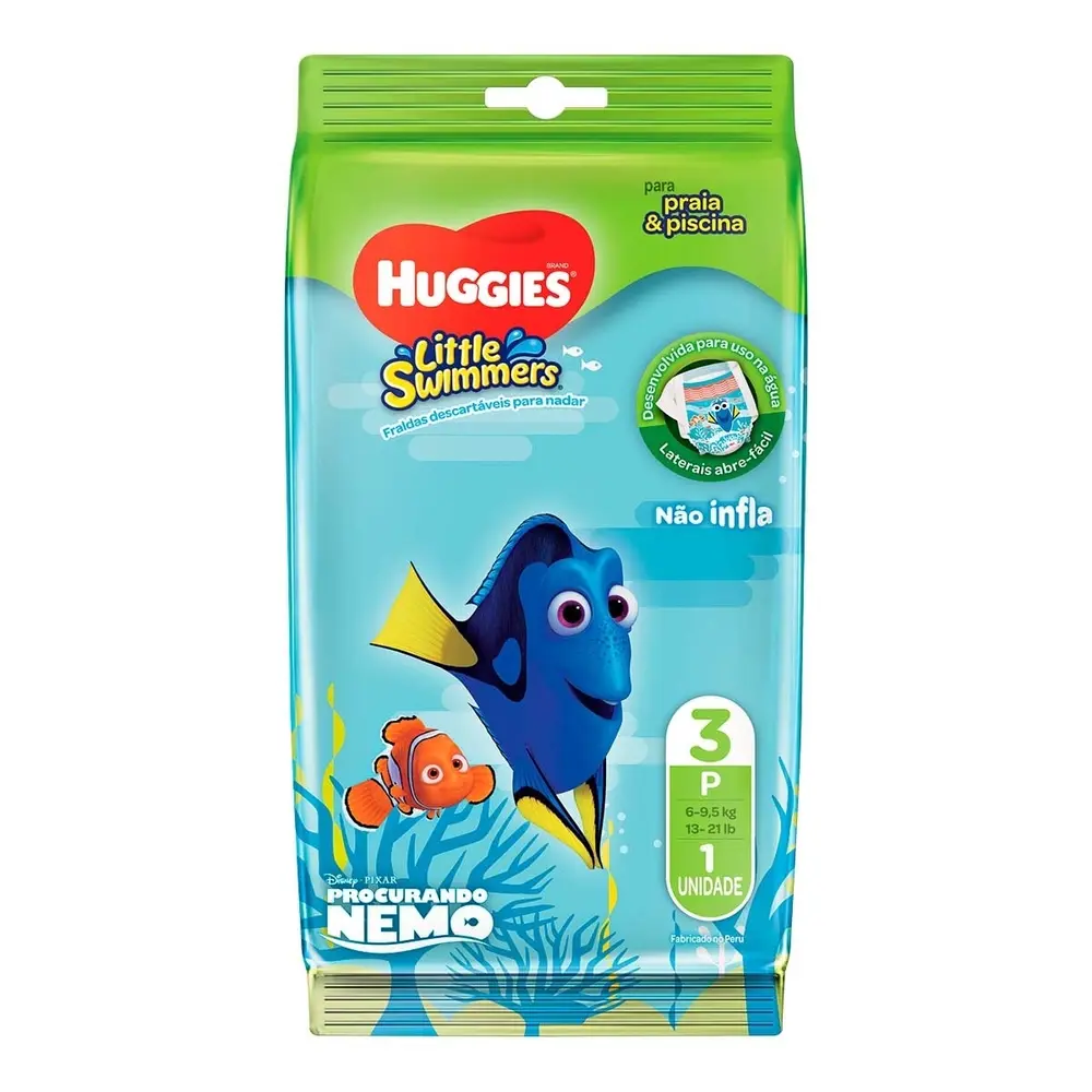 FRALDA HUGGIES PARA NADAR 1IND P