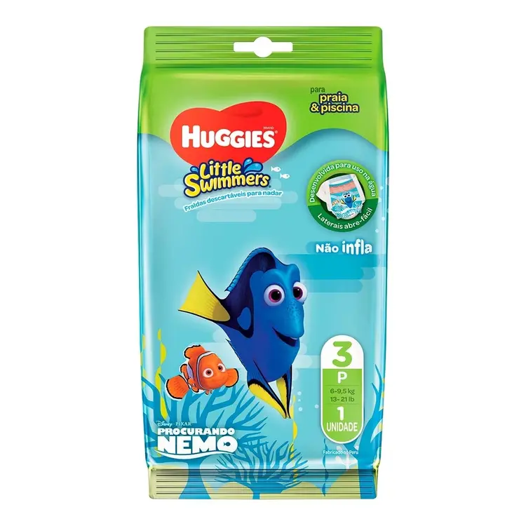 FRALDA HUGGIES PARA NADAR 1IND P