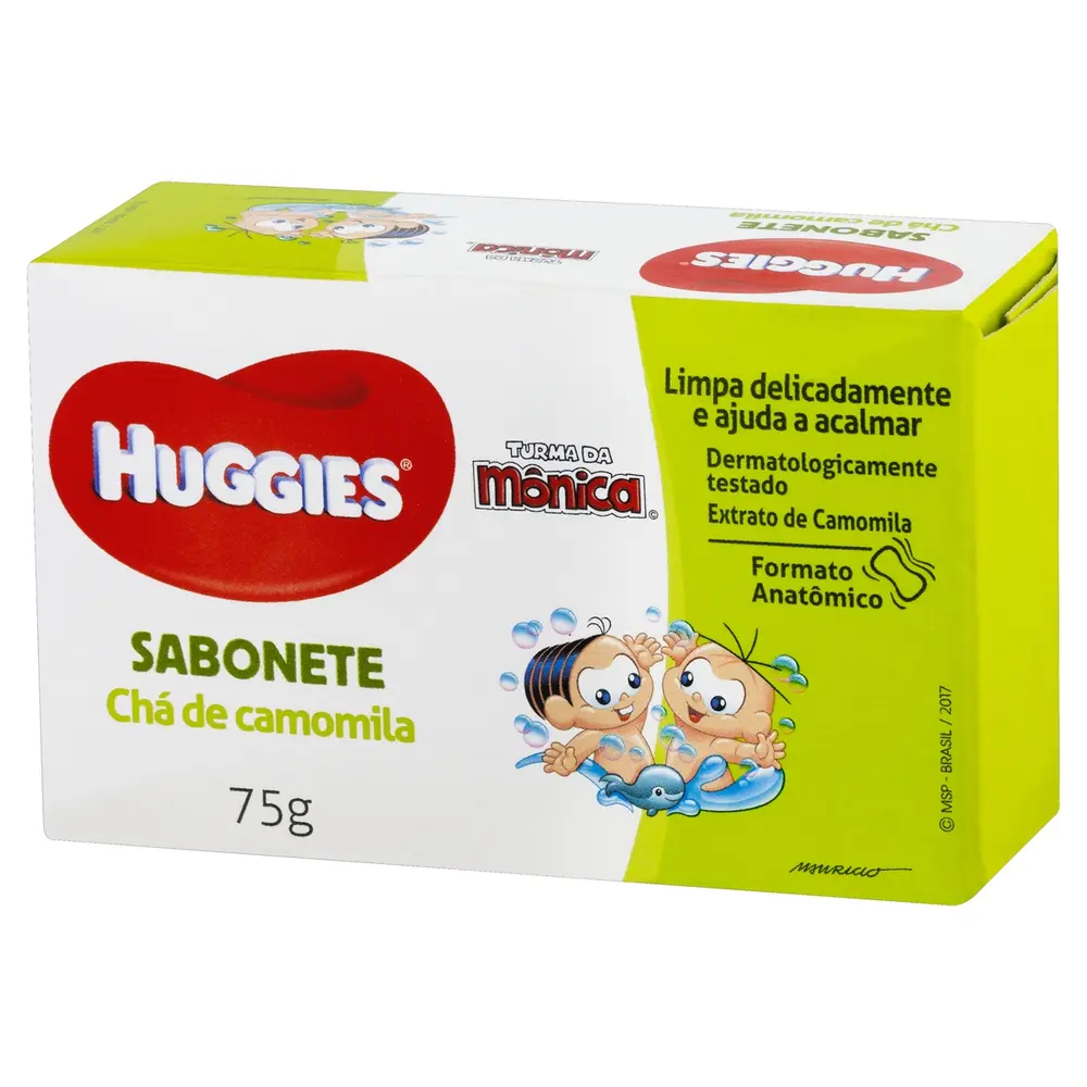 SABONETE BARRA HUGGIES CAMOMILA 75G