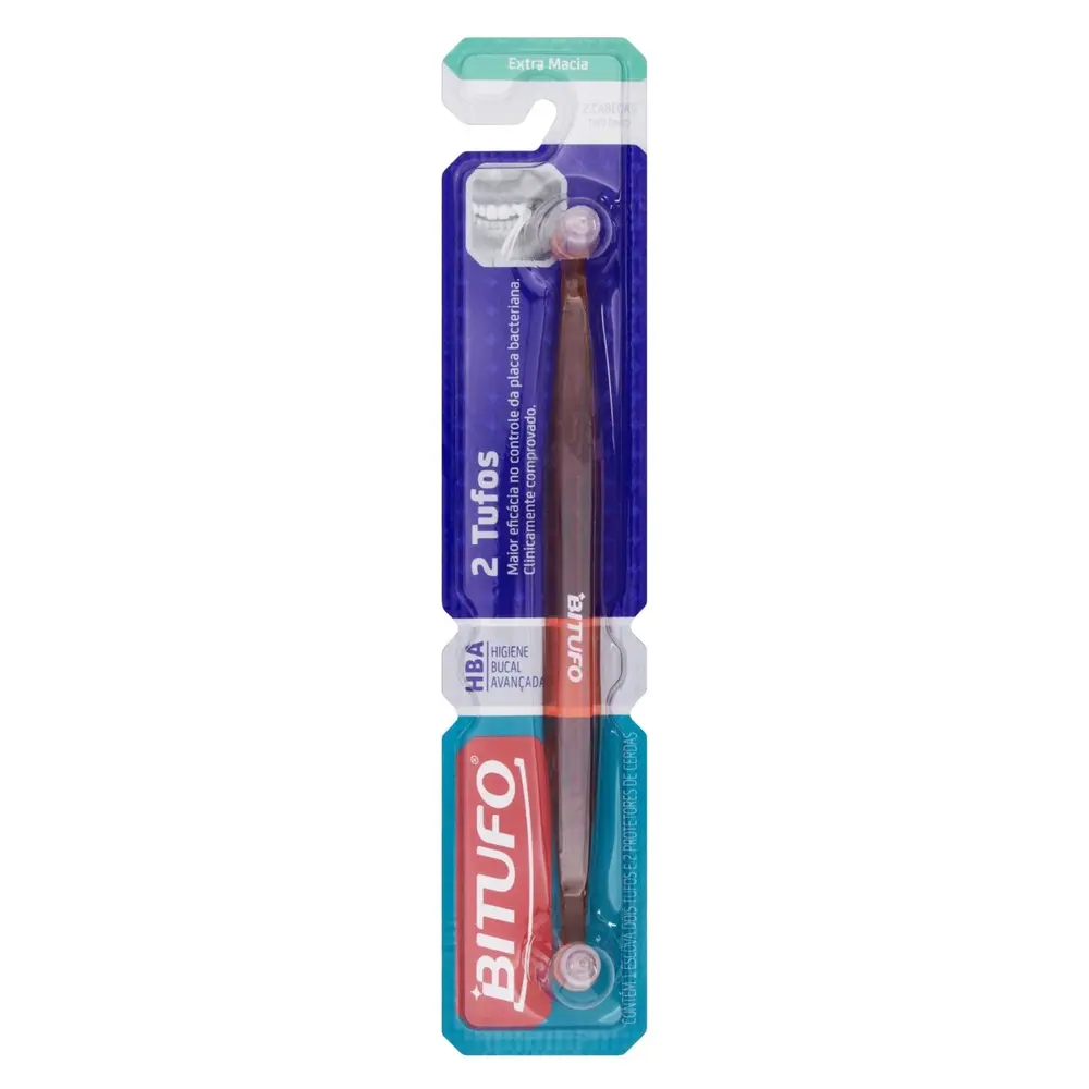 ESCOVA DENTAL 2 TUFOS  BITUFO EXT MACIA