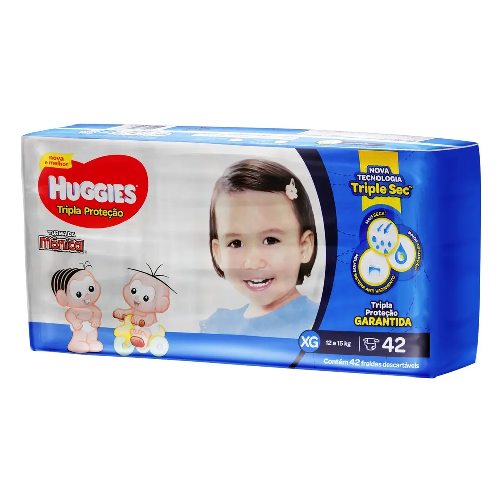 FRALDA HUGGIES T PROT MEGA XG 42