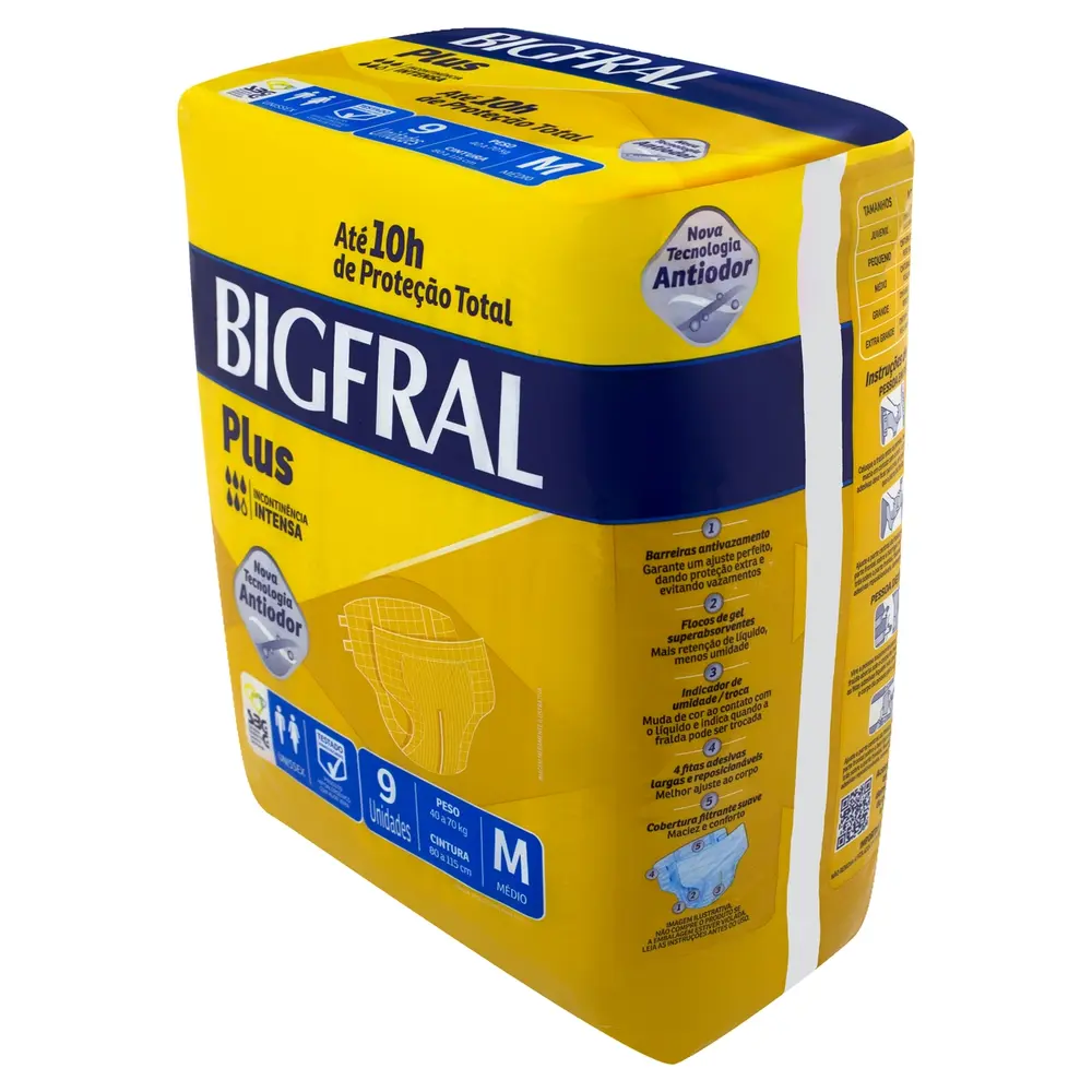 FRALDA BIGFRAL PLUS M C/9