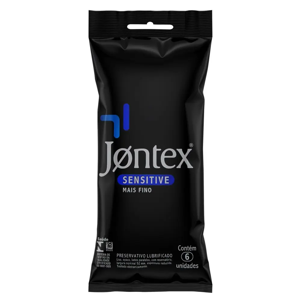 JONTEX LUBRIFICADO SENSITVE 6 UND
