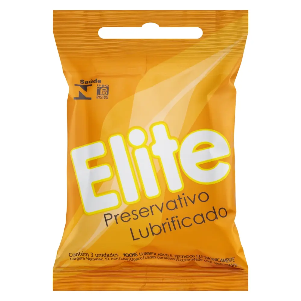 ELITE PRESERVATIVO LUBRIFICADO 3UND