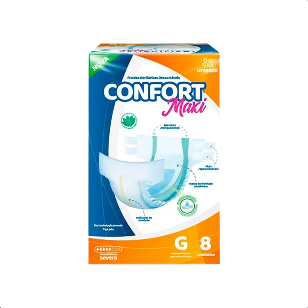 FRALDA MAX CONF T-G 8 UND