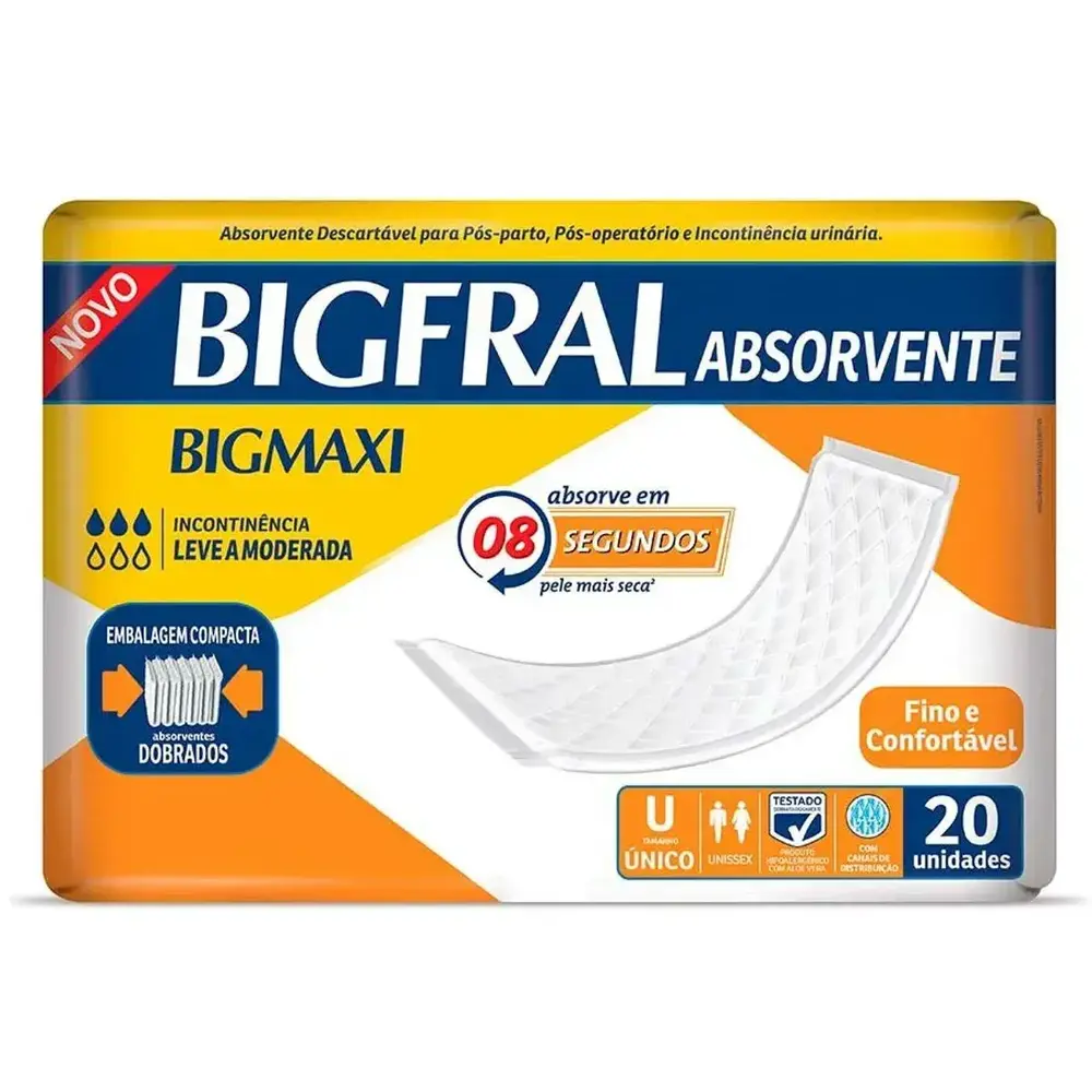 ABSORVENTE BIGFRAL C/20
