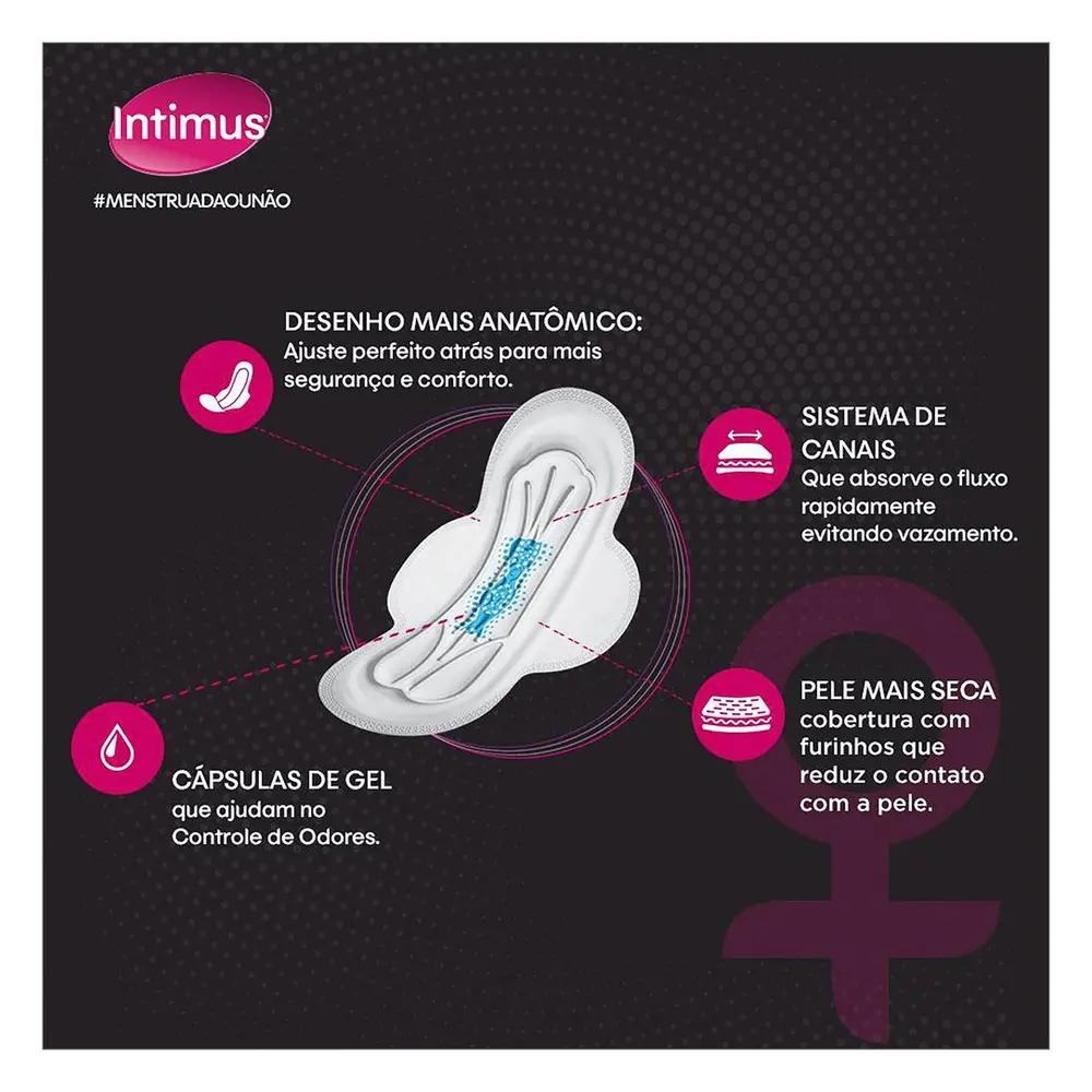 ABS INTIMUS GEL TRIPLA SECA S/ ABAS C/8