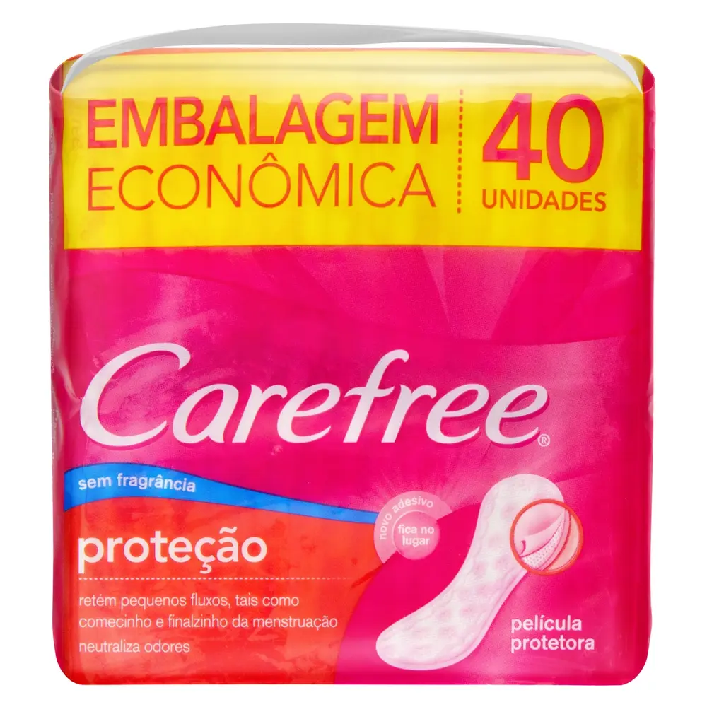 PROTETOR CAREFREE S/PERF 40UNID