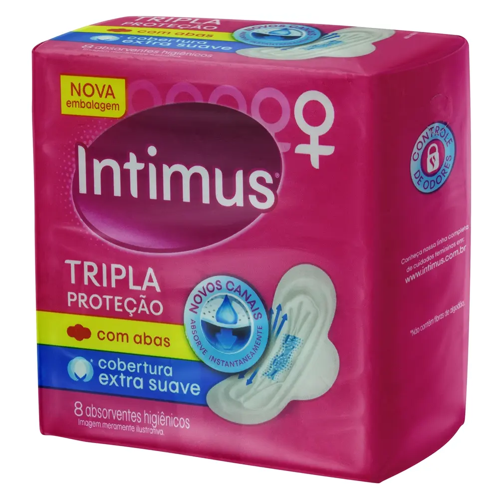 ABS INTIMUS GEL TRIPLA SUAVE C/ABAS C/8
