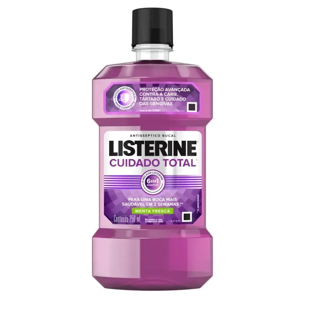 LISTERINE CUIDADO TOTAL INT ENXAF BUCAL 250ML