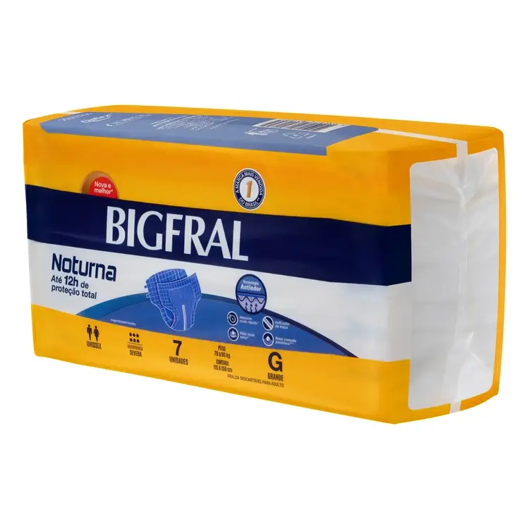 FRALDA BIGFRAL NOTURNA G C/7