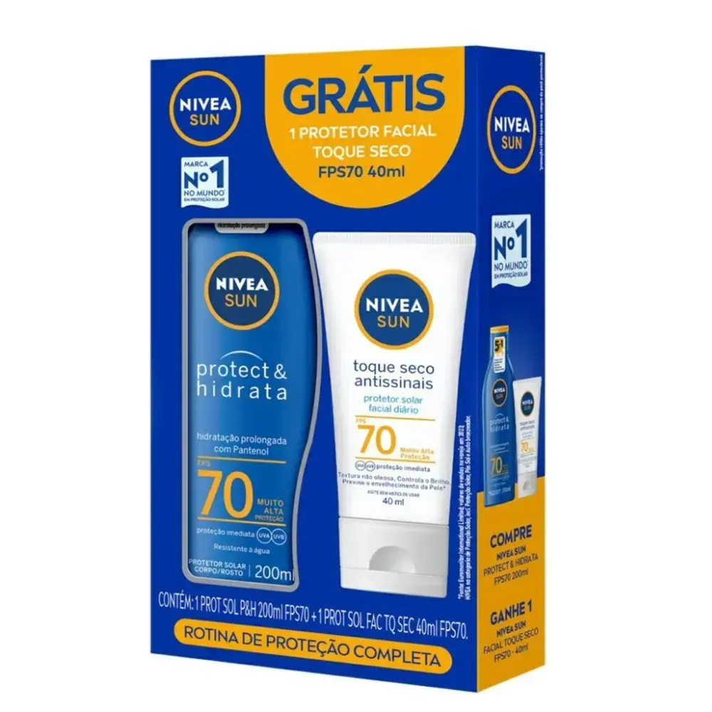 P SOLAR NIVEA FPS70 200ML+40ML