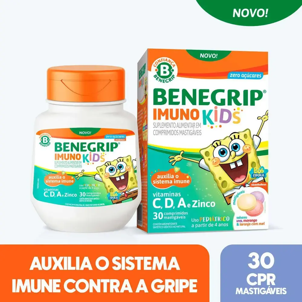 BENEGRIP IMUNO KIDS sort 30 comp