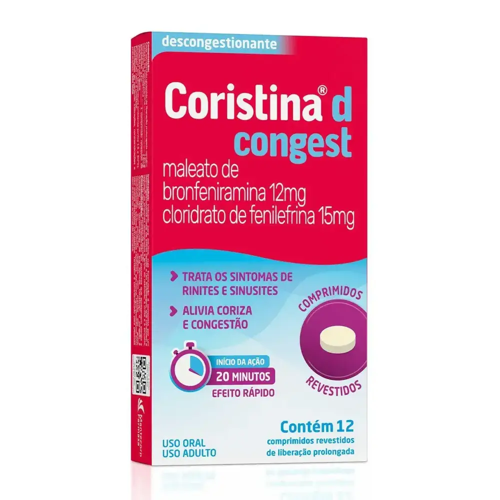 CORISTINA D CONGEST 12+15mg cx 12 comp rev lib prol