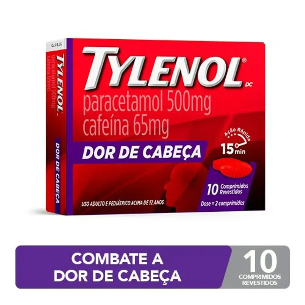 TYLENOL DC 500+65mg cx 10 comp rev