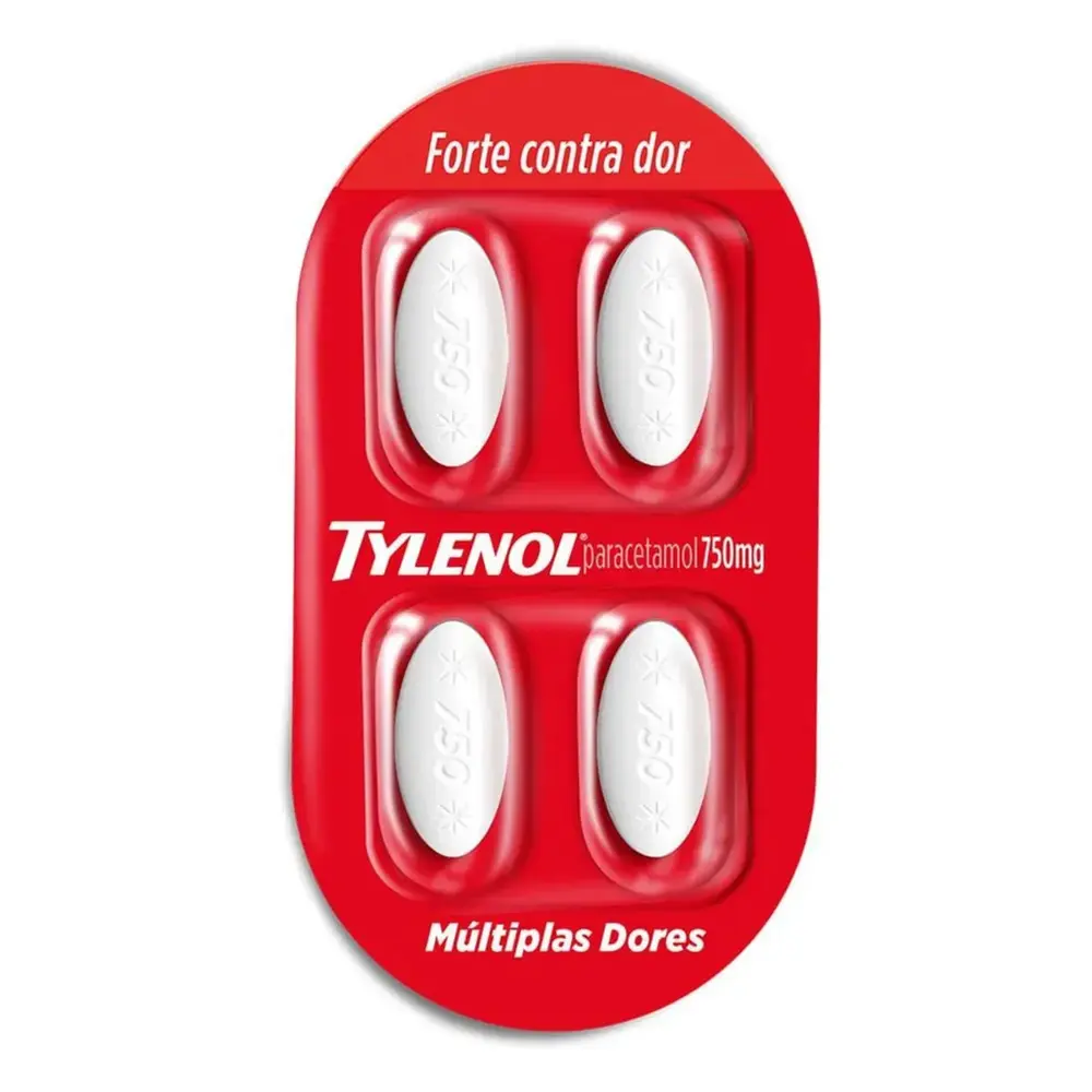 TYLENOL 750MG C/4 COMP REV